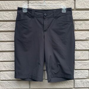 Eddie Bauer Black Performance Material Hiking/Bermuda Shorts Size 2